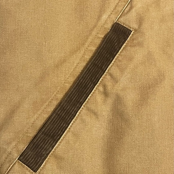 VINTAGE WRANGLER HERO FAUX SHERPA TAN LINED INSULATED VEST SZ LG EUC - Picture 12 of 12